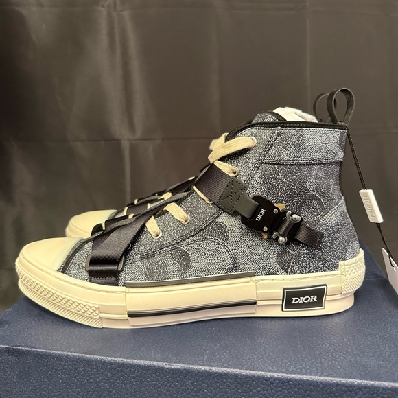 Canvas Dior B23 Buckle Shoes Dior Mens B23 Buckle 961 Blackbeige